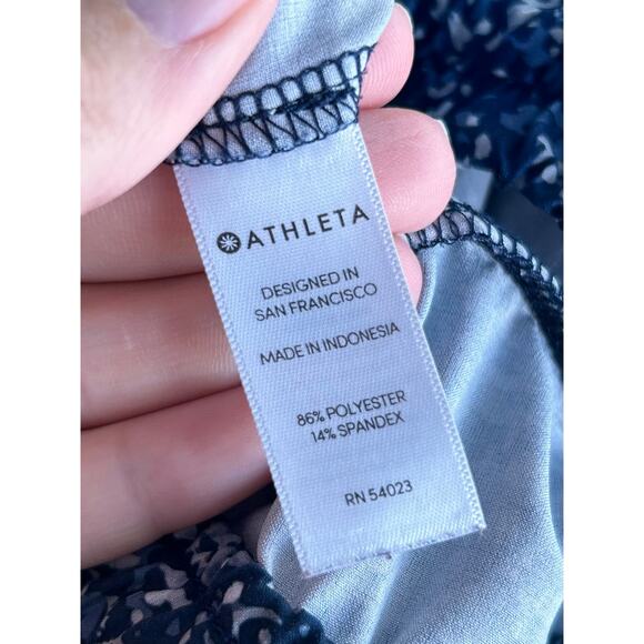 Athleta Women's Printed Baja Shorts Elastic Waist Vacation Multicolor Size 0 - Picture 9 of 12